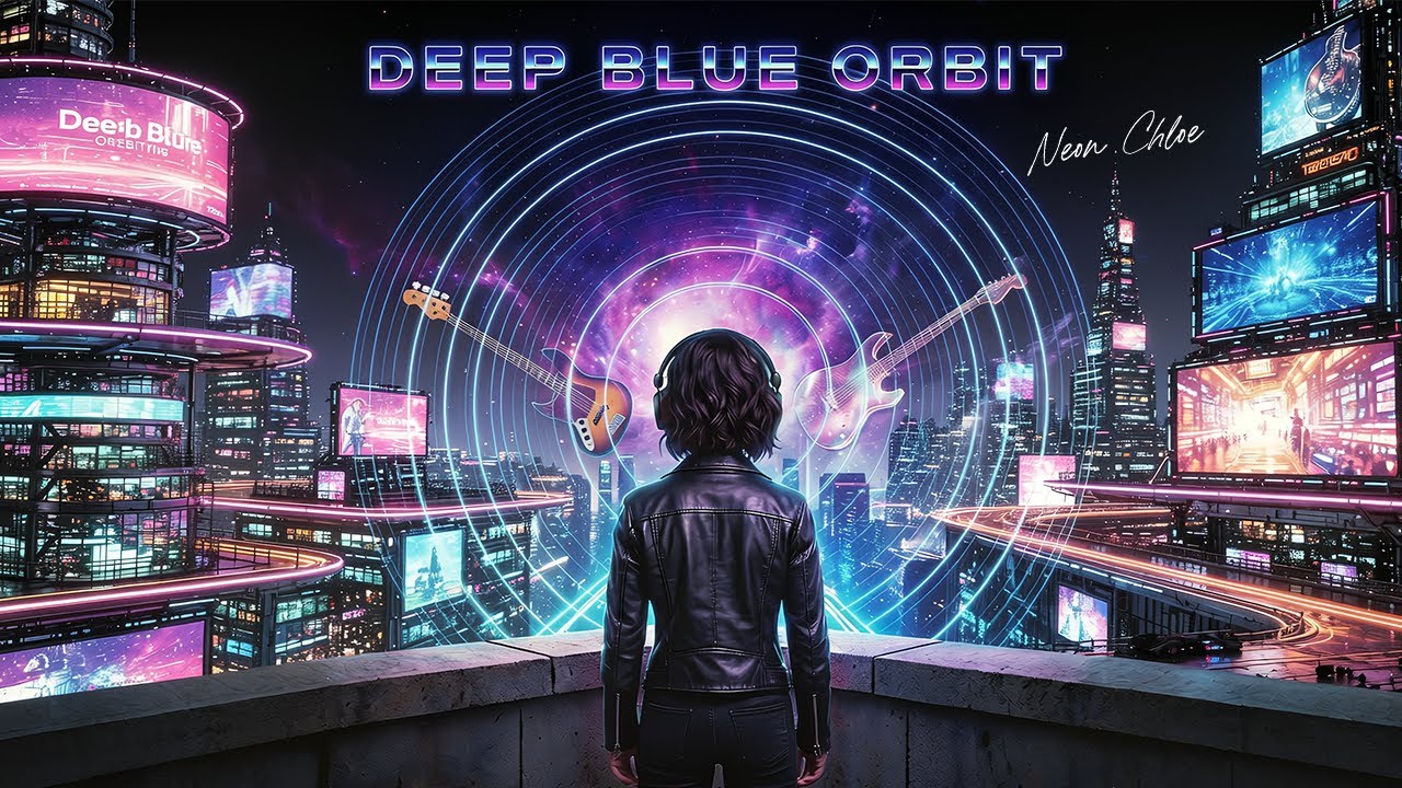 Deep Blue Orbit | Cold City Lights, Warm Dreamy Sanctuary | Noise Canceling Required 🎧