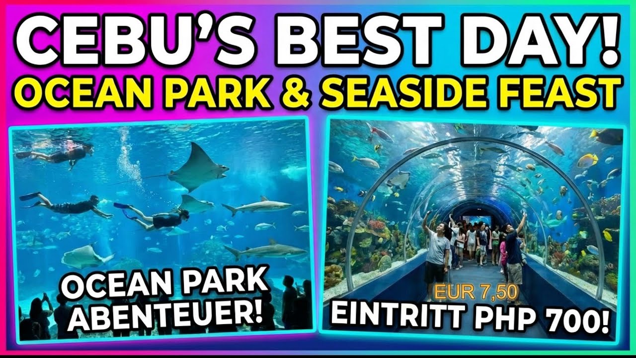 Cebu Ocean Park – WOW! 🤯 Unterwasser-Tunnel