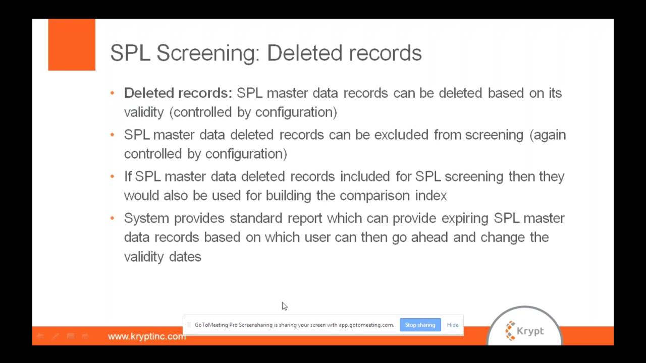 SAP GTS SPL Screening, How To Series Part 3