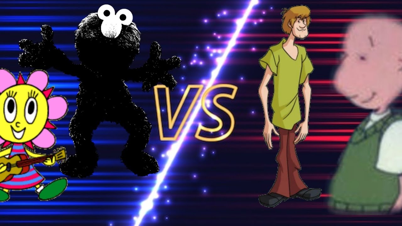 MUGEN (Requested)- Hugo Awesome Gamer & Sunny Funny Vs Shaggy & Doug Funnie