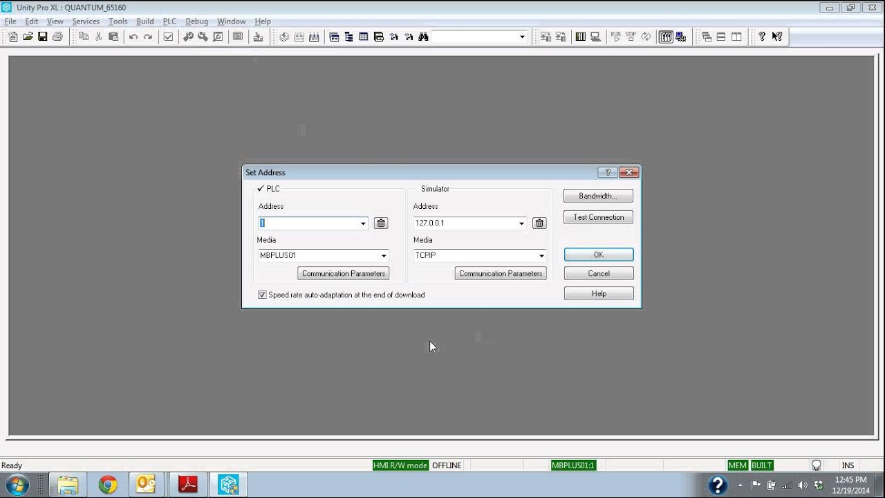 Unity Pro Downloading Existing Project to a new CPU