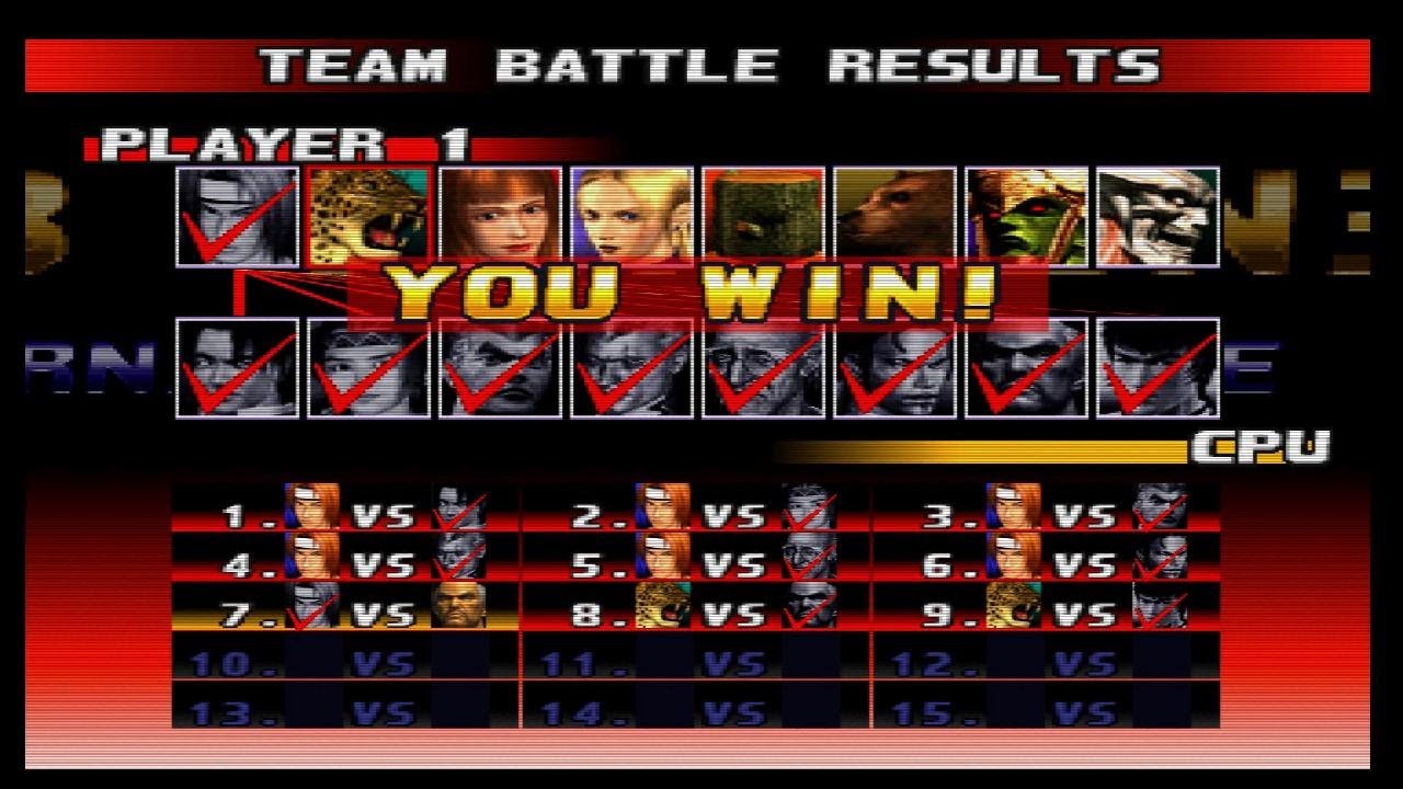 Team Battle Mode Part 98 - Tekken 3 PS 5 Gameplay