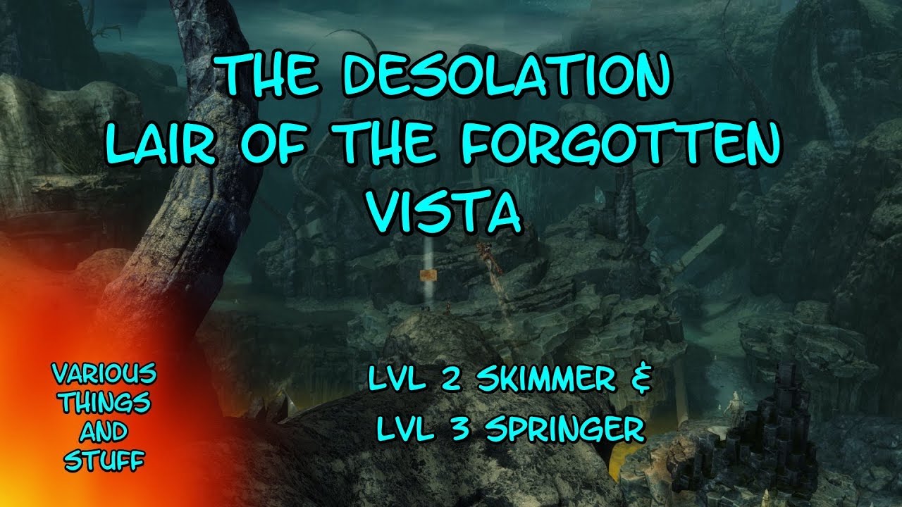 Guild Wars 2 The Desolation Lair of the Forgotten Vista - Skimmer & Springer