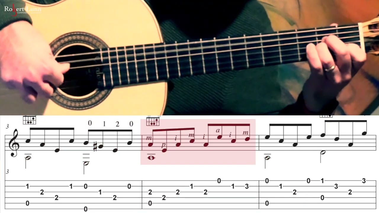 Red is Not My Favorite Color - Includes Sheet Music/TAB - Classical Guitar