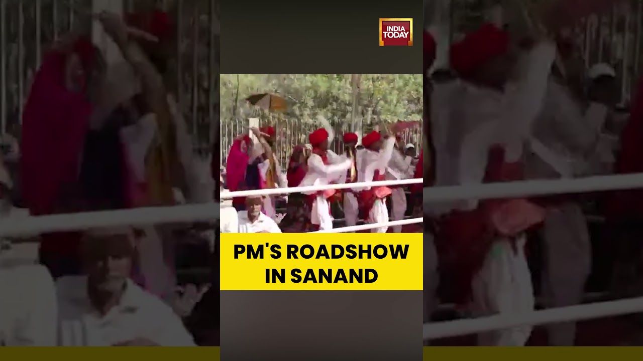 Prime Minister Narendra Modi Holds A Roadshow In Sanand | Gujarat #pmmodi #bjp #gujarat #pmmodinews