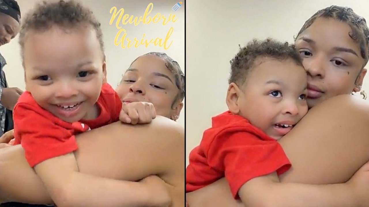 Blueface & Chrisean Rock's Son Junior Steals Hugs & Kisses From Mommy! 😘