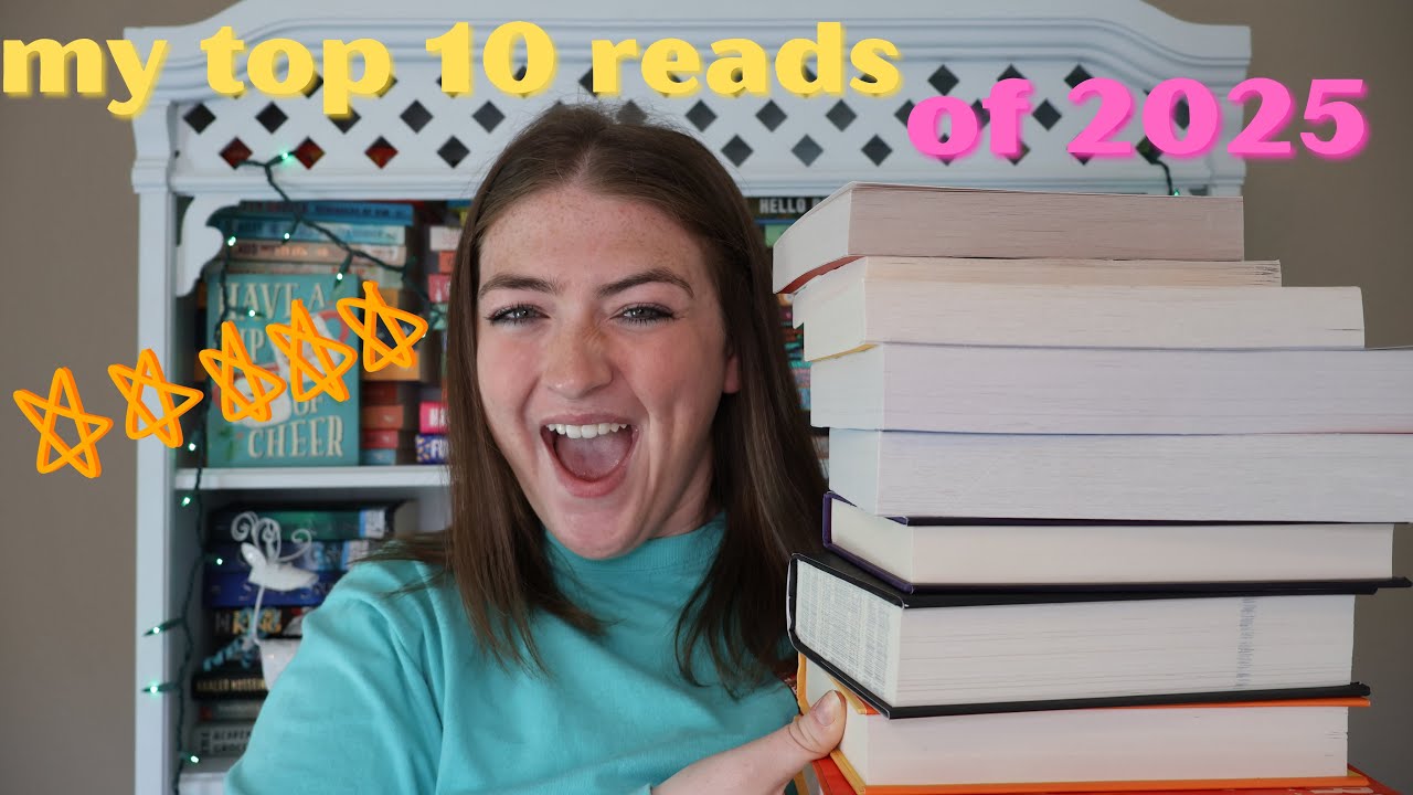 my TOP 10 favorite books of 2025 🏆⭐️| Bookmas Day 9