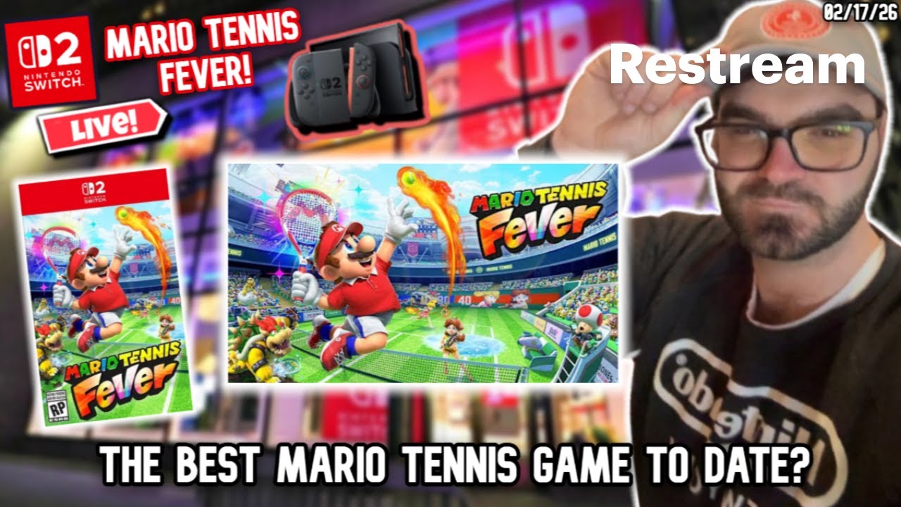 PLAYING MARIO TENNIS FEVER FOR THE FIRST TIME!