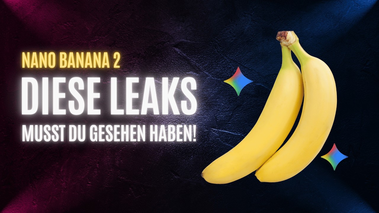 Nano Banana 2 - erste Leaks zu Googles neuer Bild-KI sorgen f&uuml;r Begeisterung!