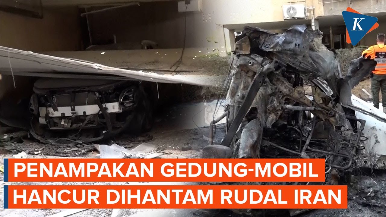 Gedung-Mobil di Israel Hancur Setelah Dihantam Rudal Iran