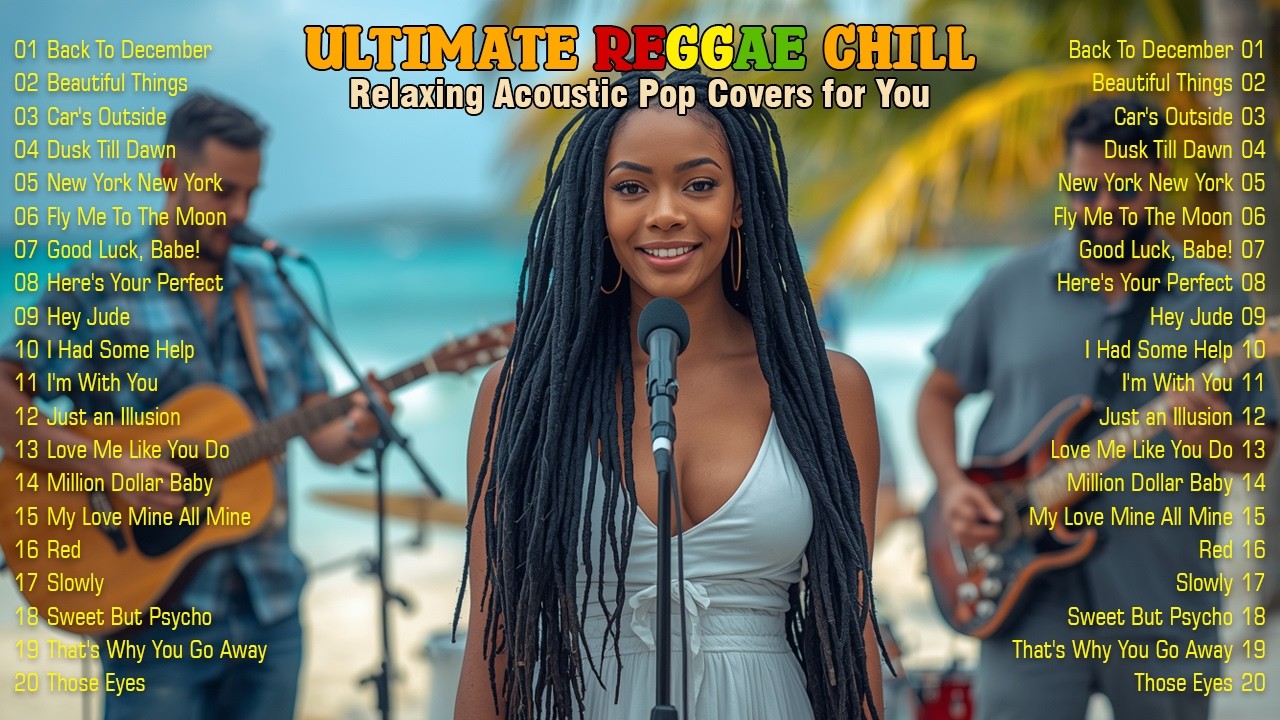 Sunset Strums: Iconic Radio Hits Reborn with Acoustic Reggae Vibe
