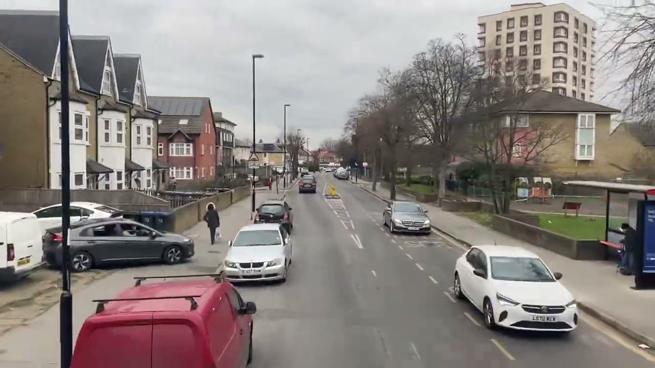 London Bus ride 🇬🇧 Route 197 Croydon Town Centre to Peckham Bus Station pls Like the video Sub
