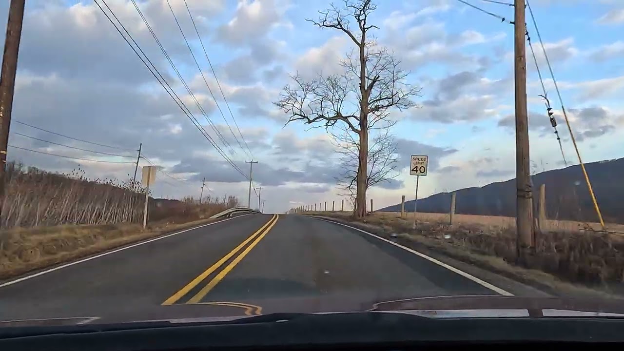 Driving from Lewistown to Lewisburg, PA via New Berlin (01/17/2026)