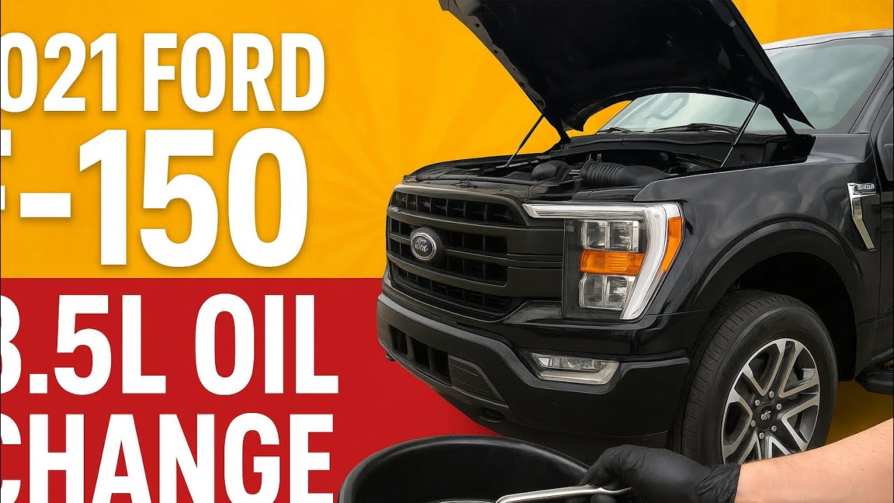 2021 Ford F-150 3.5L EcoBoost Oil Change
