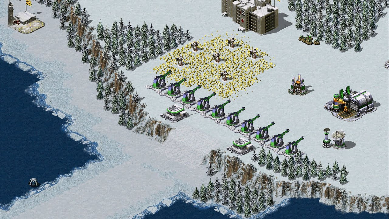 Red Alert 2 | Yuri's Revenge | 7 vs 1- Extra hard AI - Random Thinking meme