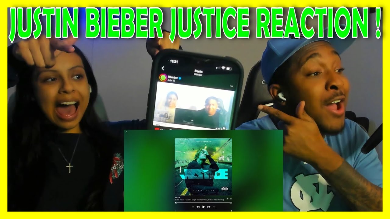 JUSTICE - JUSTIN BIEBER | ALBUM REACTION