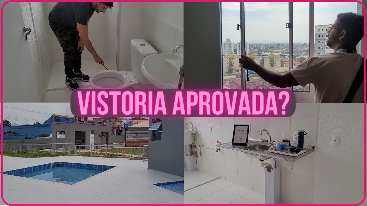 VISTORIA DO NOSSO APARTAMENTO 48m² DA DIRECIONAL