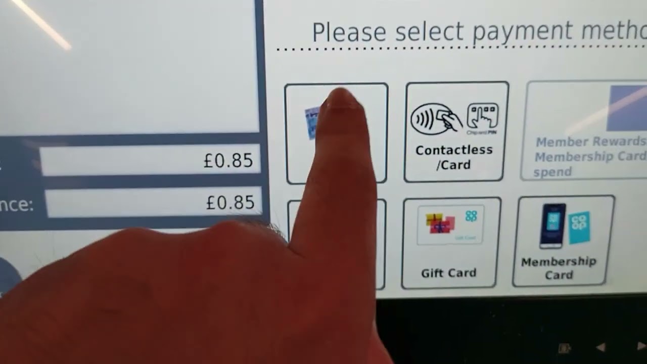 DN Self Service Checkout at The Co Op in Bournemouth Wimbourne Road