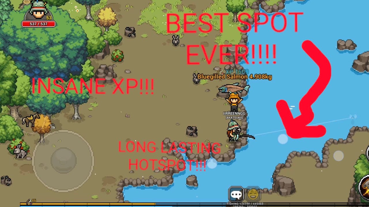 the absolute best fishing spot in heartwood online!!!!