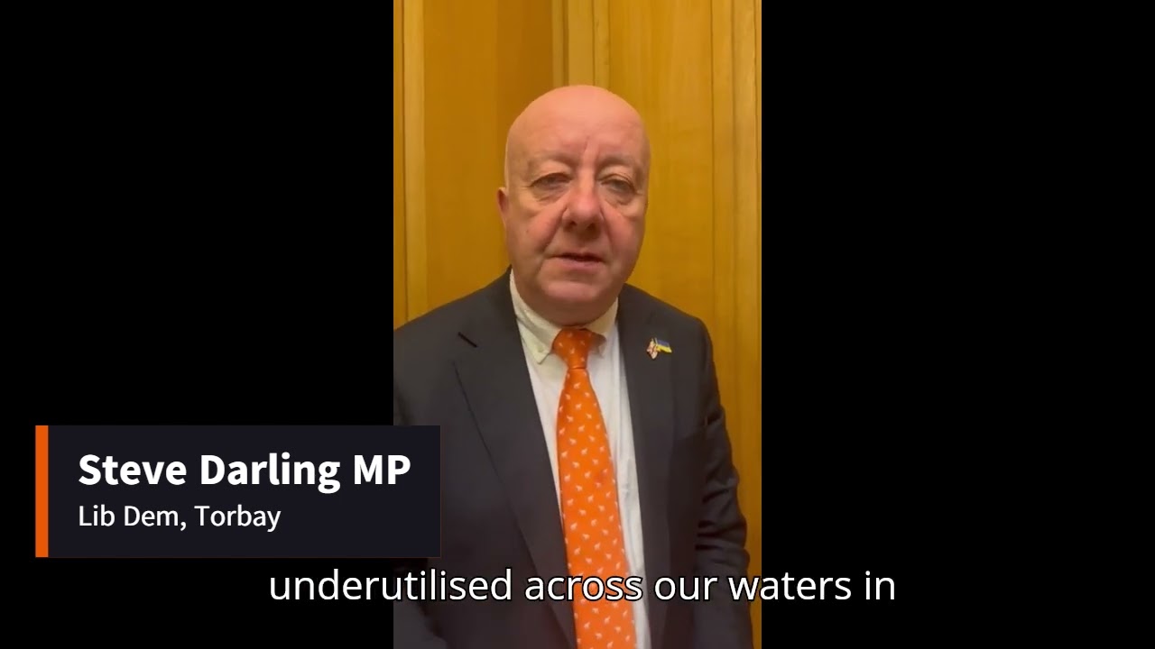 Steve Darling MP Shellfish Aquaculture