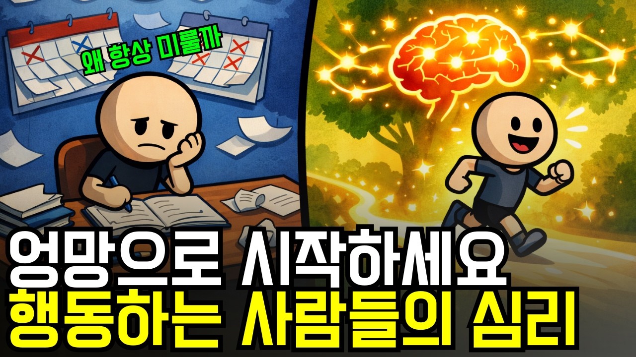 왜 우리는 항상 미룰까? 뇌과학이 설명하는 행동의 순서