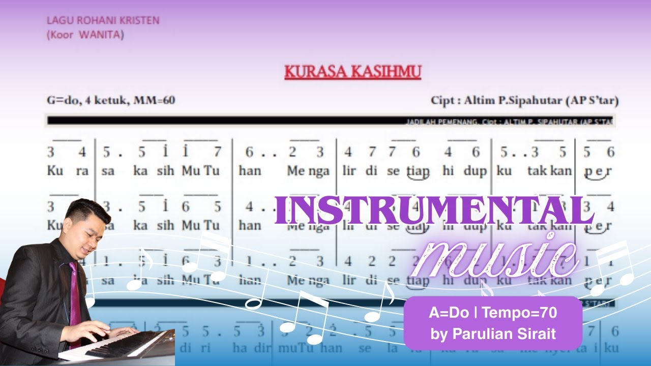 KURASA KASIHMU - KOOR WANITA - NADA A - INSTRUMEN - KARAOKE - MUSIK