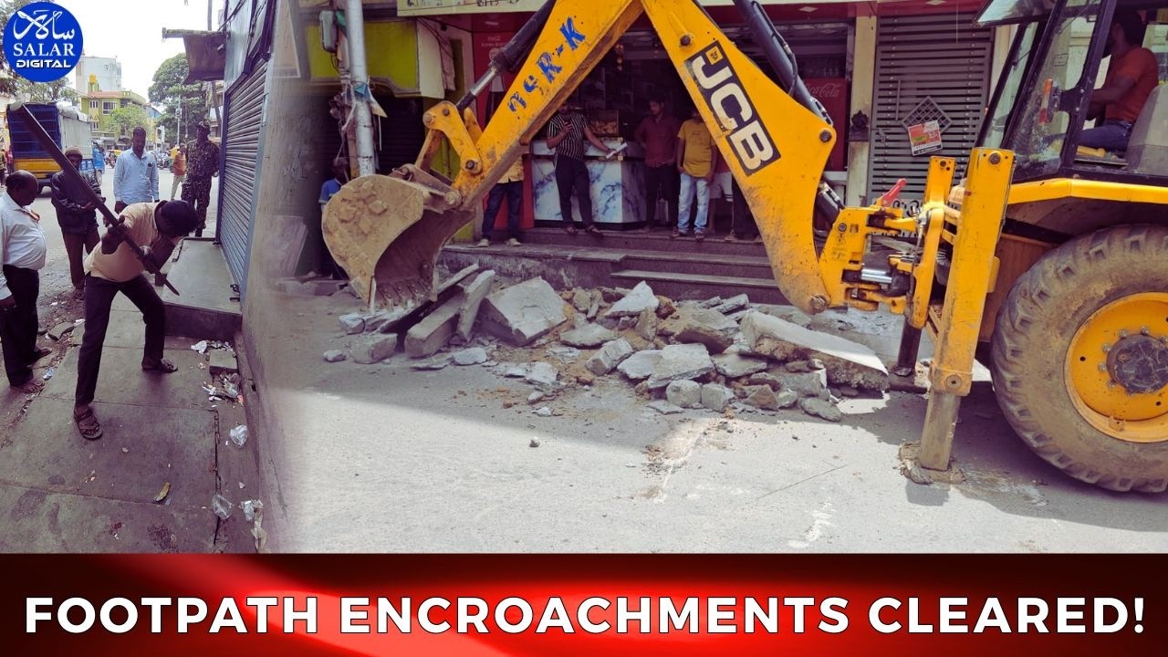 GBA Clears Footpath Encroachments Across Bengaluru