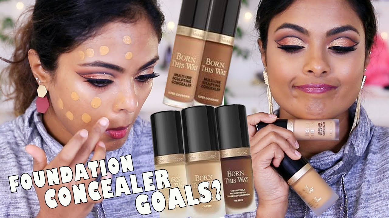 This is how it's done LAKME! TOO FACED X JACKIE AINA BORN THIS WAY FOUNDATION & CONCEALER REVIEW