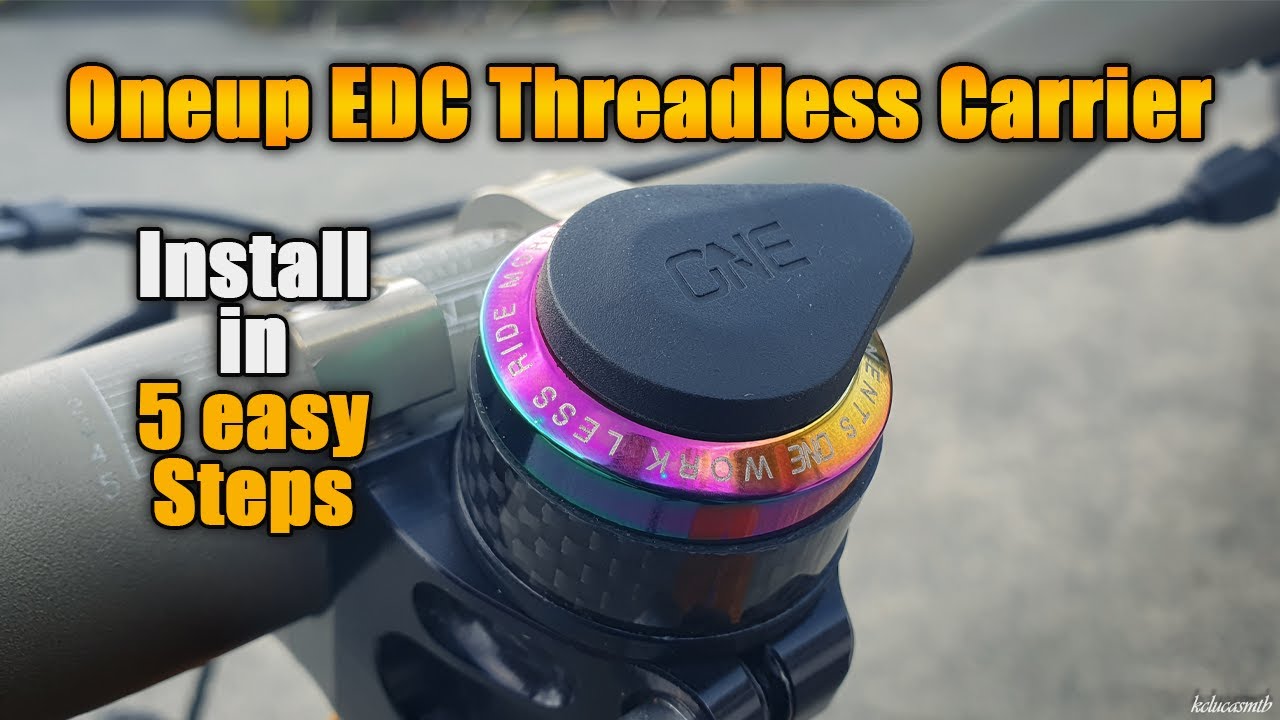 HOW TO INSTALL ONEUP EDC THREADLESS CARRIER IN 5 EASY STEPS