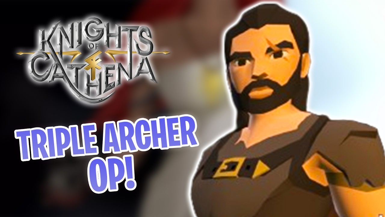 Triple Archer Strategy = Total Domination! Knights of Cathena Gameplay!