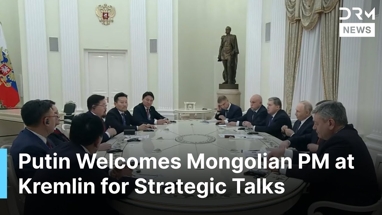 President Putin Meets Mongolian Prime Minister at the Kremlin For Bilateral Talks | AC1N