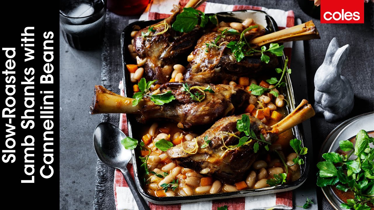Perfect Slow-Roasted Lamb Shanks with Cannellini Beans | Cook with Curtis Stone | Coles