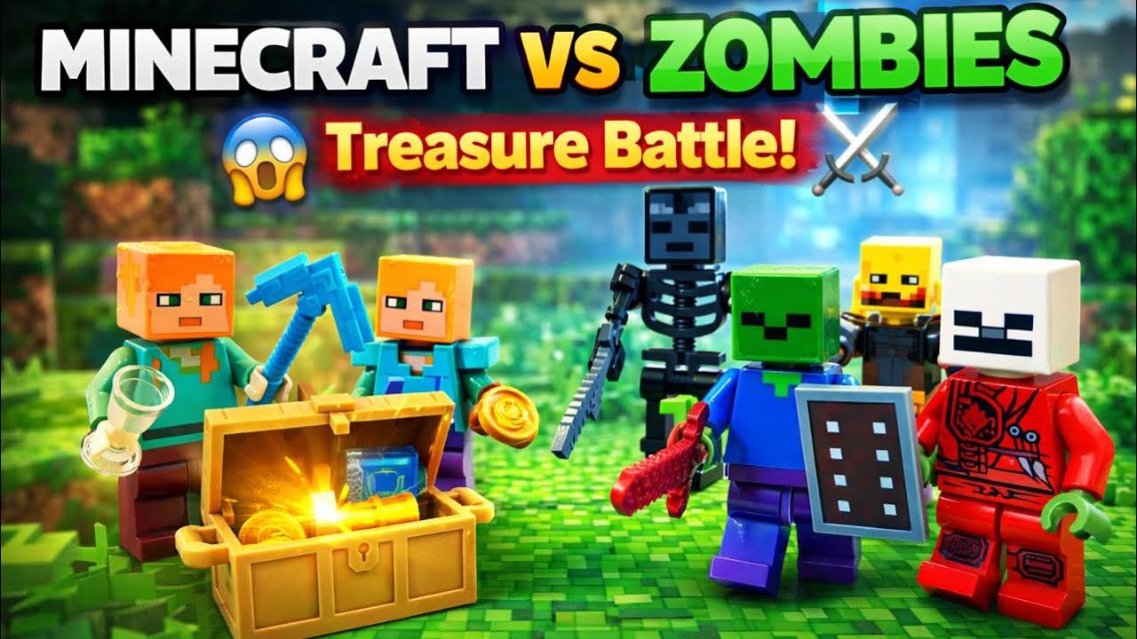 Lego Minecraft flight over “the Treasure” Lego 21160 & Lego 21152 @Ryan-Saba @LEGO  @watchmylegos 