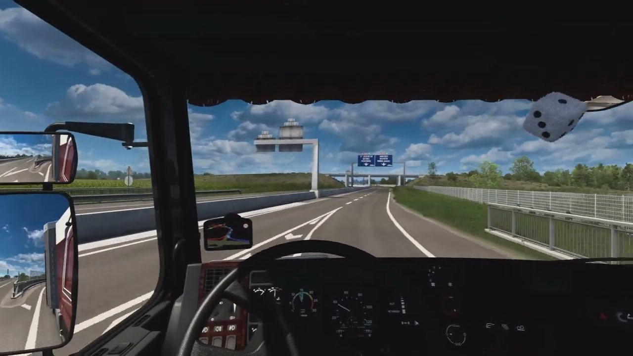 ETS2 :1.58/ Promods : 2.81: Lille / le Havre . Scania 143 m V8 .