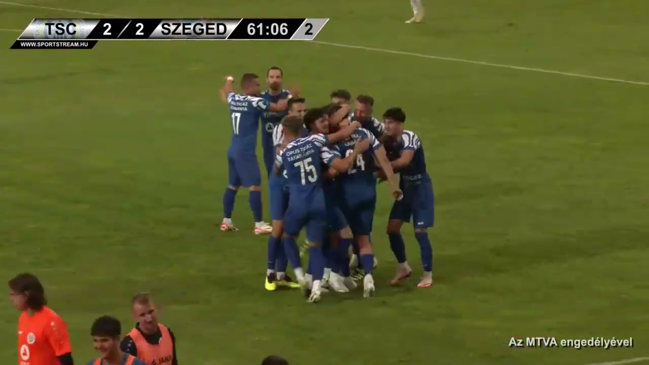 Összefoglaló: Opus Tigáz Tatabánya – Szeged-Csanád GA 3-2 (0-1)