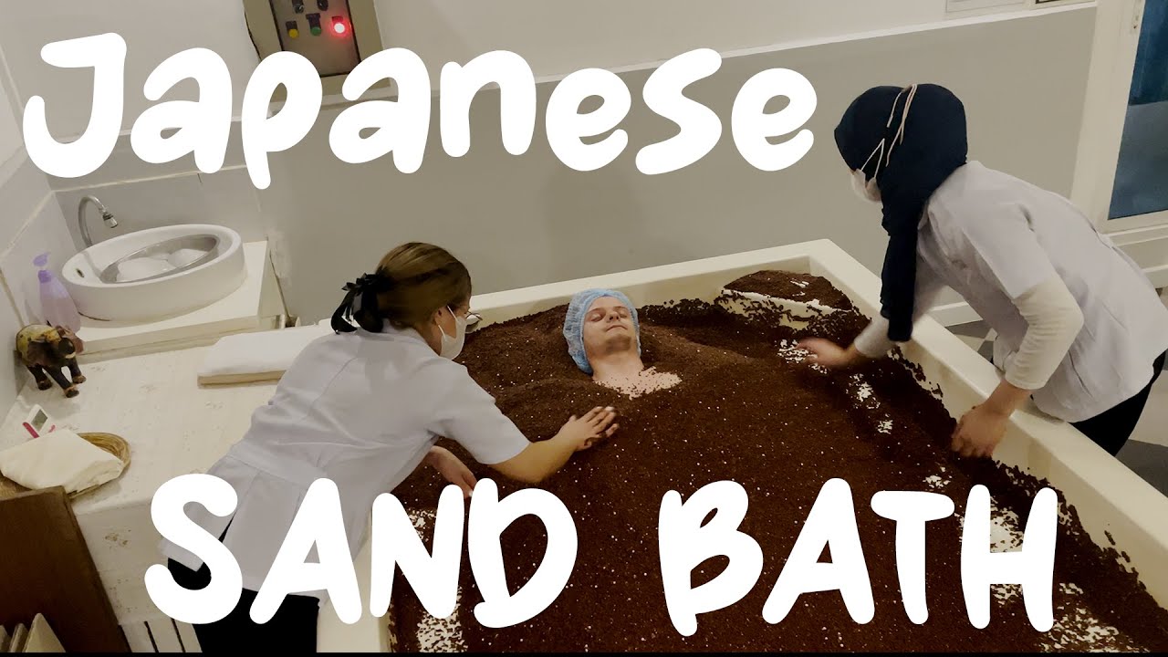 ASMR | I Tried The Japanese Hot Volcanic Sand Bath Massage