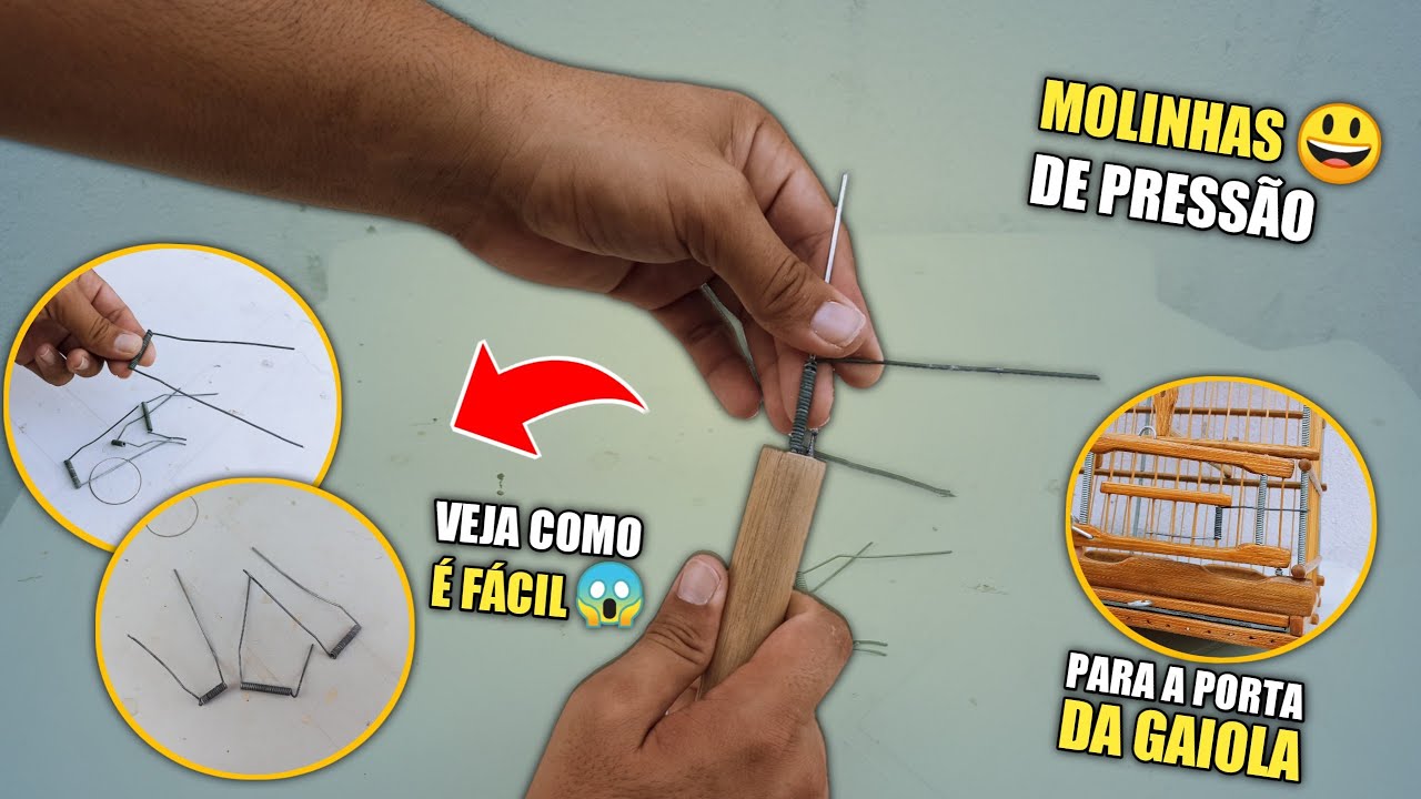 COMO FAZER AS MOLINHAS DAS GAIOLA DE CARNAÚBA ! *Simples e fácil* 😱😱