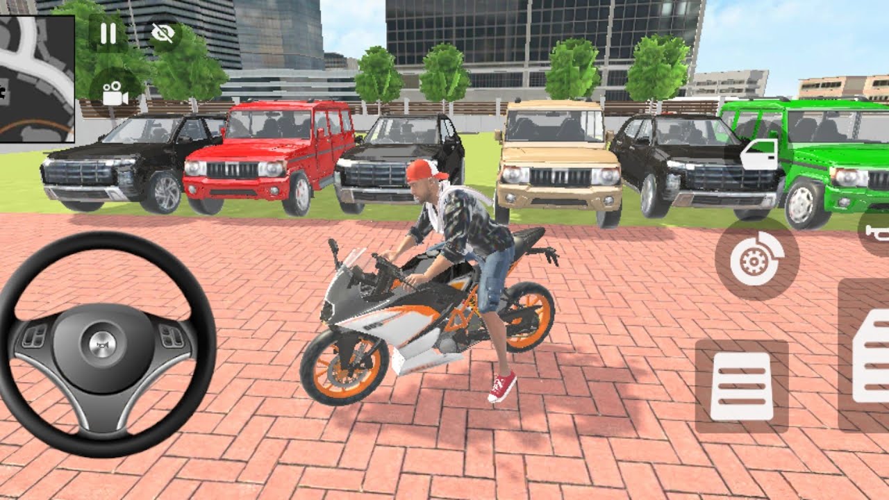 🎮 Franklin Oder By 3️⃣ Jeeps AND 3️⃣ Black Cars in indian🇮🇳 theft auto Riders Simulator  !!!