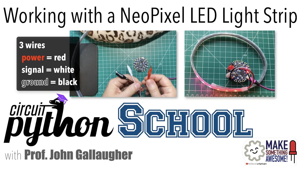 Working with a NeoPixel LED Light Strip