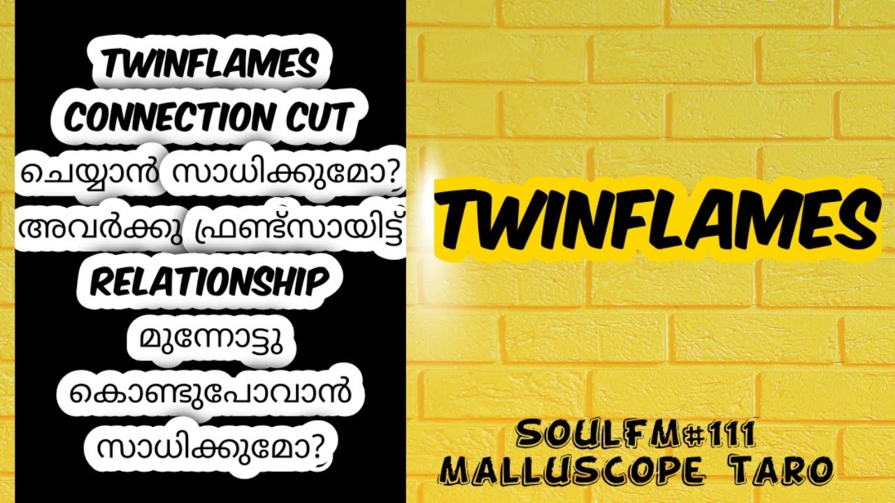 Malayalam (Vid 32) Twinflame connection cut ചെയ്യാൻ സാധിക്കുമോ?