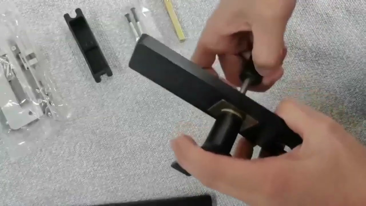 Aluminum Alloy Door Lock Handle Can Be Adjust For Left Or Right