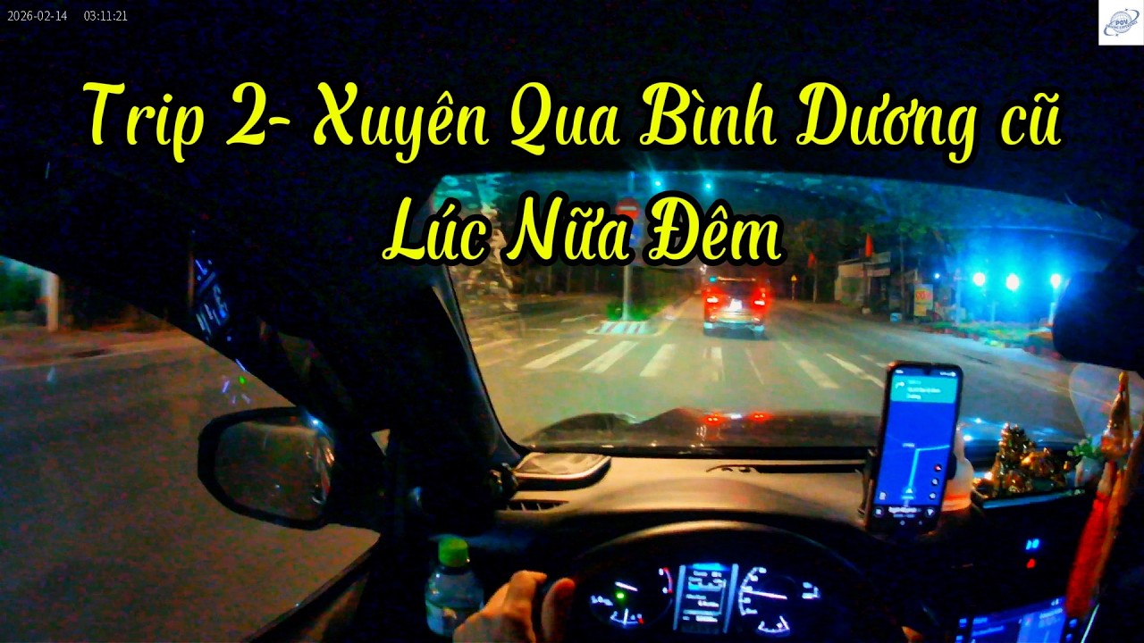 🌙🚗Driving Fortuner Across Ho Chi Minh City (Former Binh Duong) | POV Midnight Drive ✨🌃