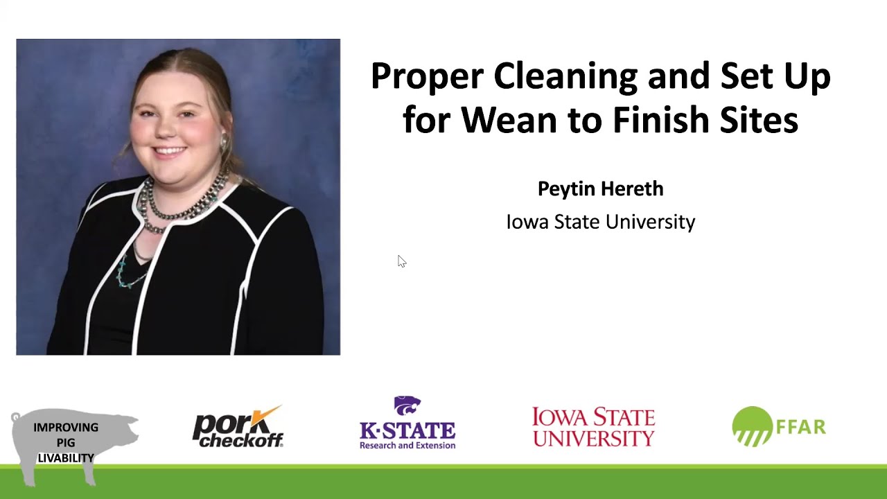 Proper Cleaning and Set Up for Wean to Finish Sites