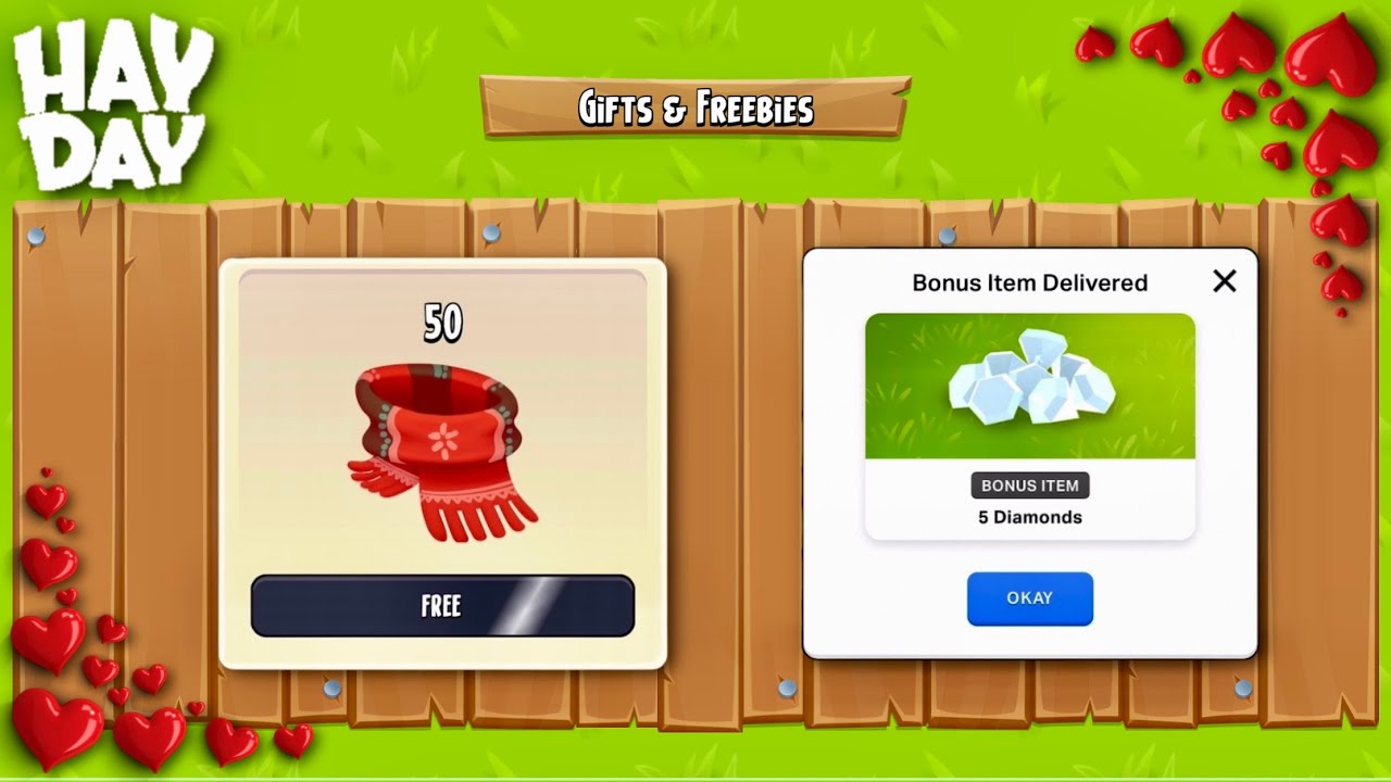 How to Get Free Diamonds & Event Currency in Hay Day.