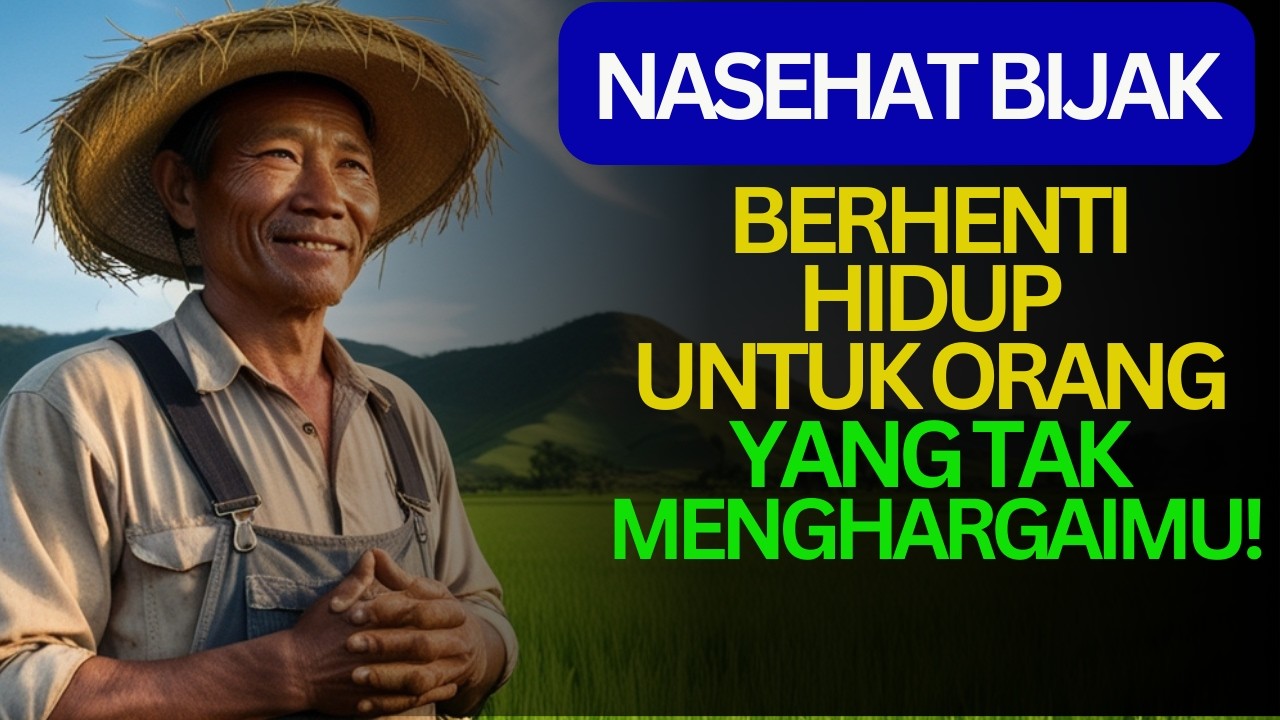 CARILAH TEMPAT DI MANA KAMU DIHARGAI, BUKAN SEKADAR DIBUTUHKAN | MOTIVASI KEHIDUPAN