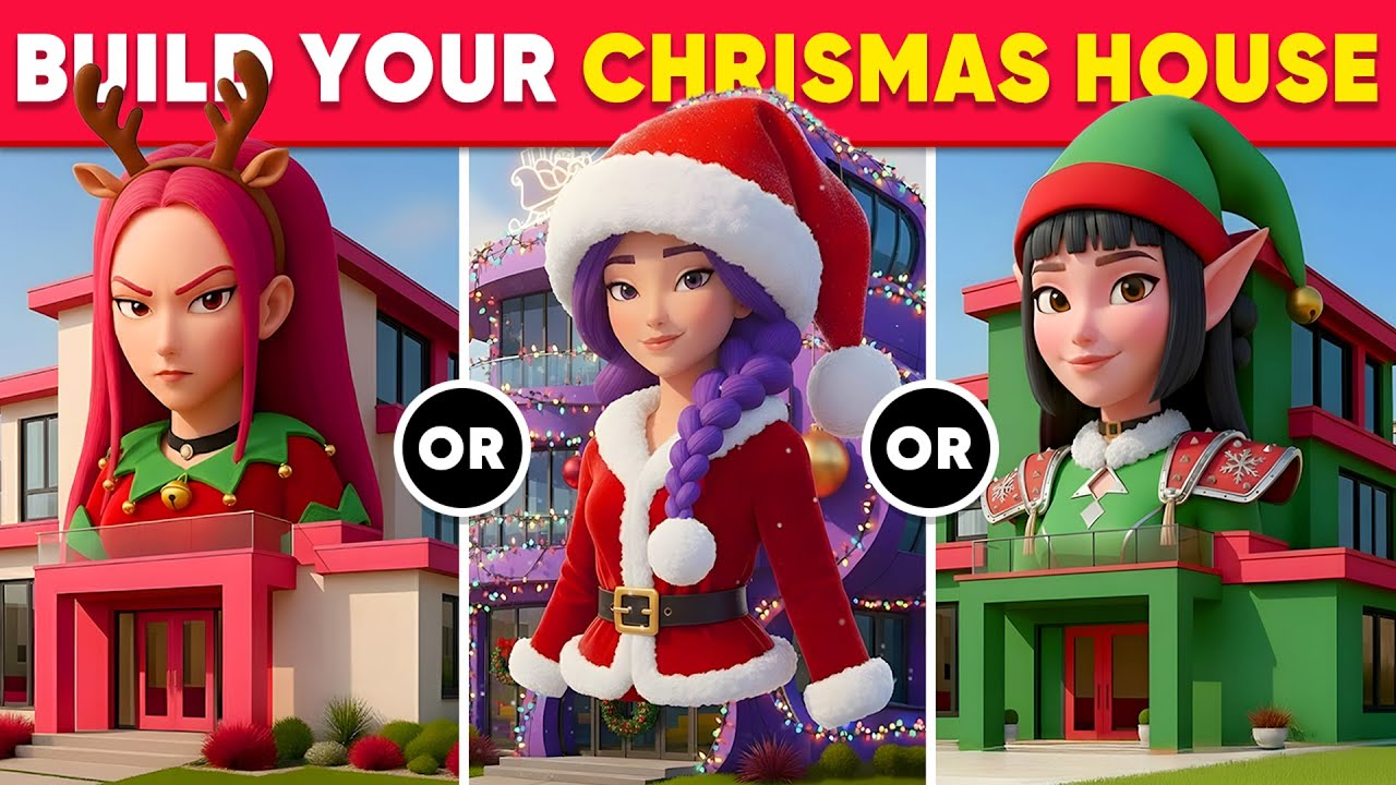 Что бы вы предпочли? — Постройте дом своей мечты 🏠✨💎🎅 Рождественский выпуск | Ежедневная викторина