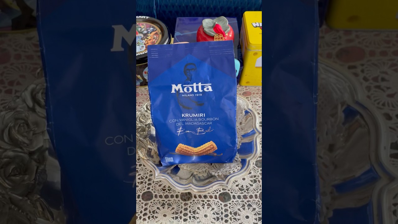 Italian Snack: Krumiri Motta x Chef Barbieri🍪👨&zwj;🍳 #Krumiri #ChefBarbieri #FoodReview #ItalianSnack