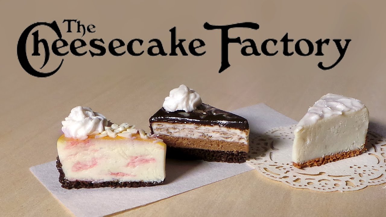 The Cheesecake Factory Miniatures - Polymer Clay Tutorial
