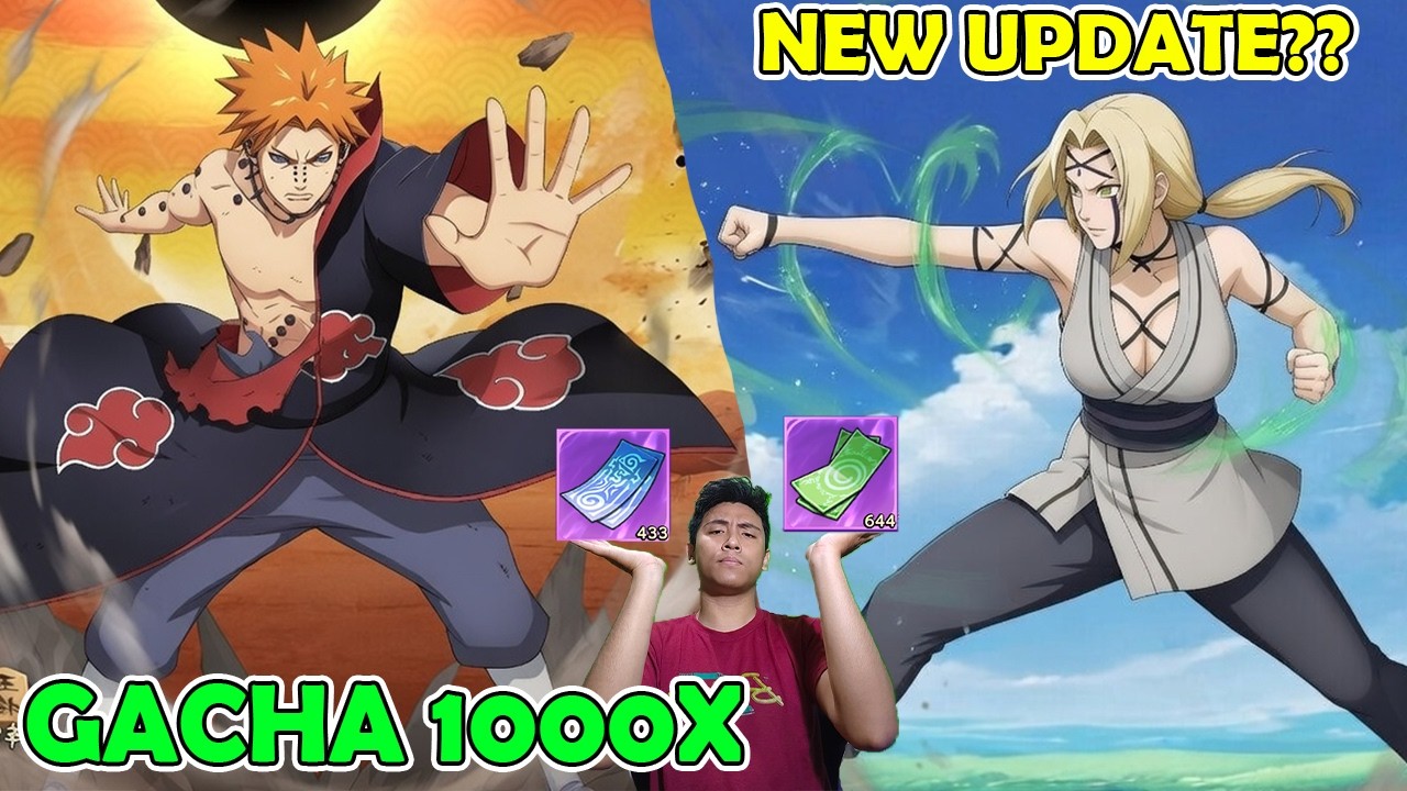 NEW UPDATE + GACHA 1000 TICKET! UPGRADE PAIN AKATSUKI MENJADI DIAMOND 2 - SAGE PATH CONVERGENCE