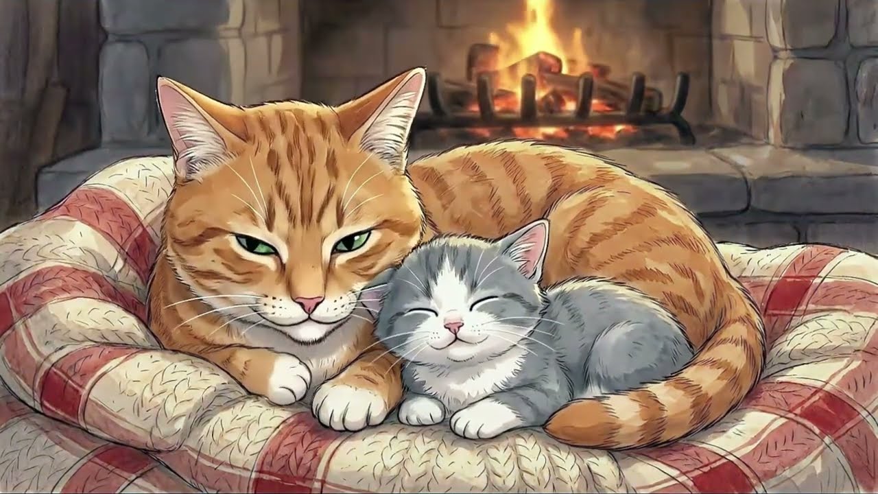 The Stray Kitten Who Came on a Snowy Night — Hot Cocoa & Cozy Blankets